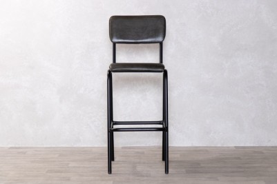 black-bar-stool-front